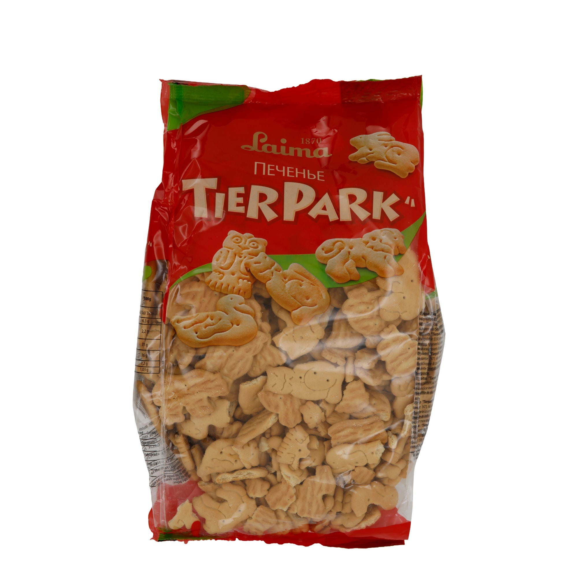 Kekse Laima | Tierpark Kekse | knusprig für Kinder & Familie | 500 g LAIMA